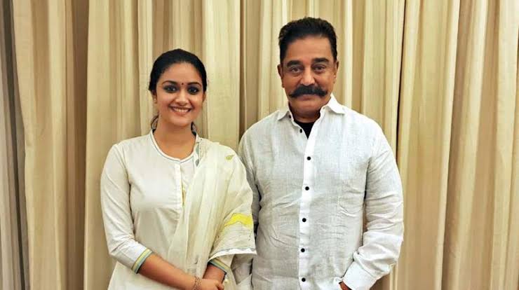 Keerthy Suresh Is All Set To Share Screen Space With Kamal Haasan
